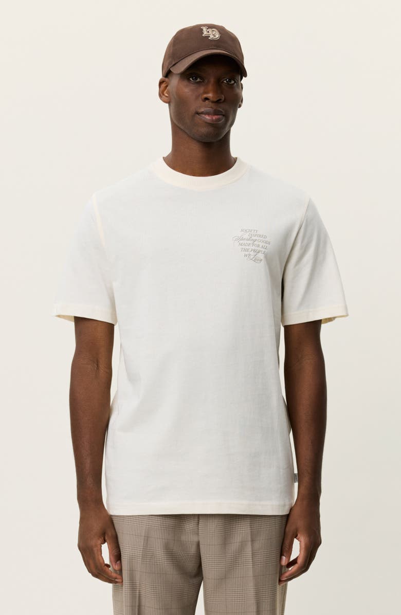 Les Deux Ben Faience Graphic T-Shirt, Alternate, color, Eggnog White
