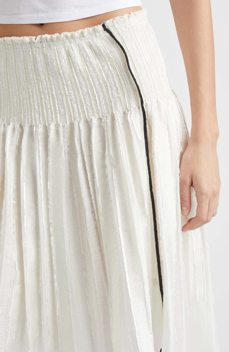 Paloma Wool Lupe Woven Jacquard Skirt, Alternate, color, 000 - White