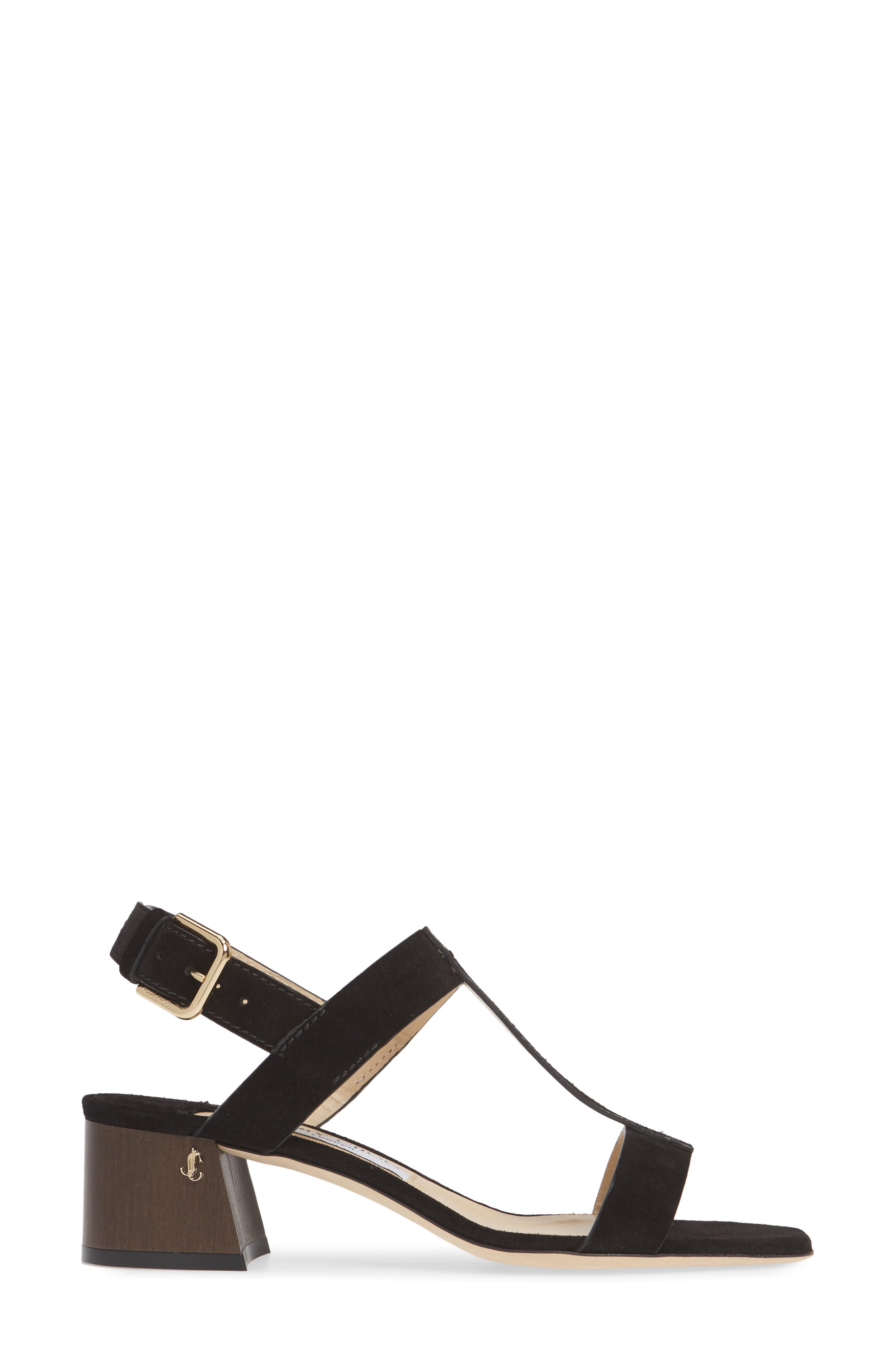 Jimmy Choo Jin Square Toe Sandal, Alternate, color, 