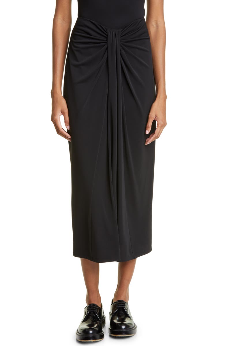 Cinq à Sept Vallory Gathered Midi Skirt, Main, color,