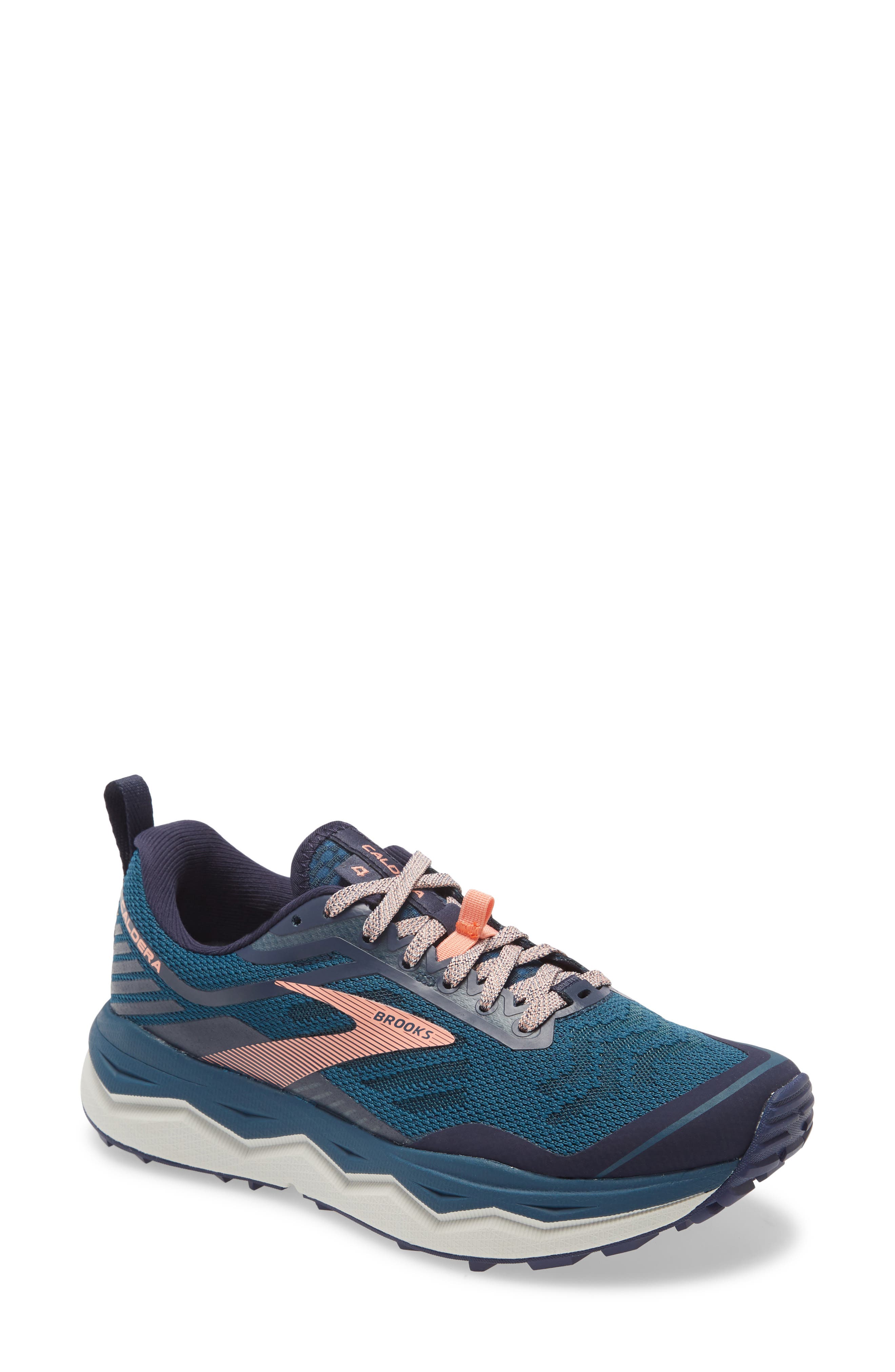 Caldera 4 Trail Running Shoe, Main, color, BLUE/ PEACOAT/ DESERT FLOWER
