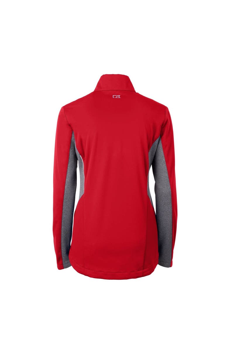 Cutter & Buck Women's  Cutter & Buck  Red Albuquerque Isotopes Navigate Softshell Full-Zip Jacket, Alternate, color, Red