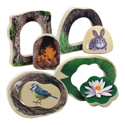 Who's Hiding? Woodland Animal Puzzles - Set of 4