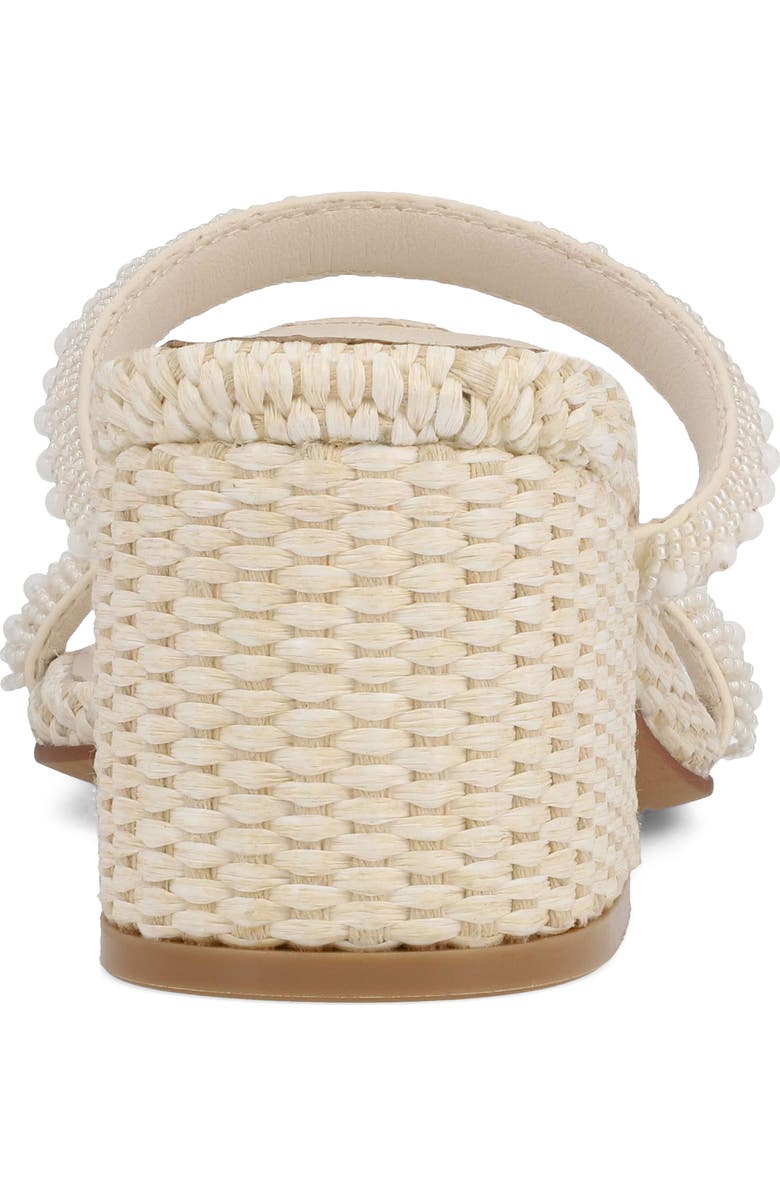 MIA Sabella Embellished Sandal, Alternate, color, Bone Beads