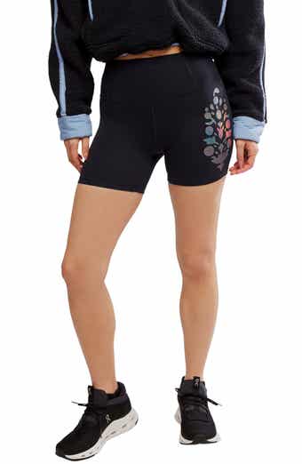 Free People Metallic Logo Never Better Bike Shorts