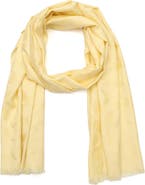 COACH Signature-C Silk & Cotton Stole
