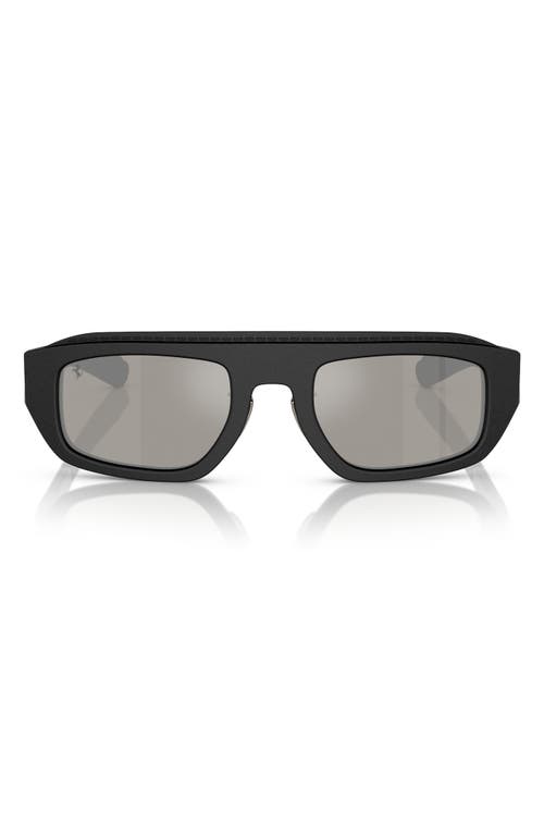 Scuderia Ferrari 52mm Pillow Sunglasses In Black