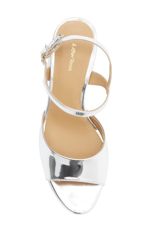 & Other Stories Hortense Platform Sandal In Silver