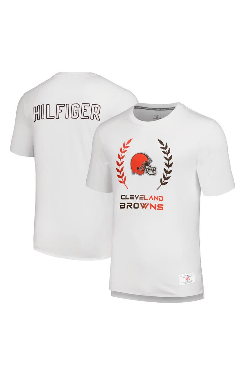 Tommy Hilfiger Men's Tommy Hilfiger White Cleveland Browns Miles T-Shirt, Main, color, 