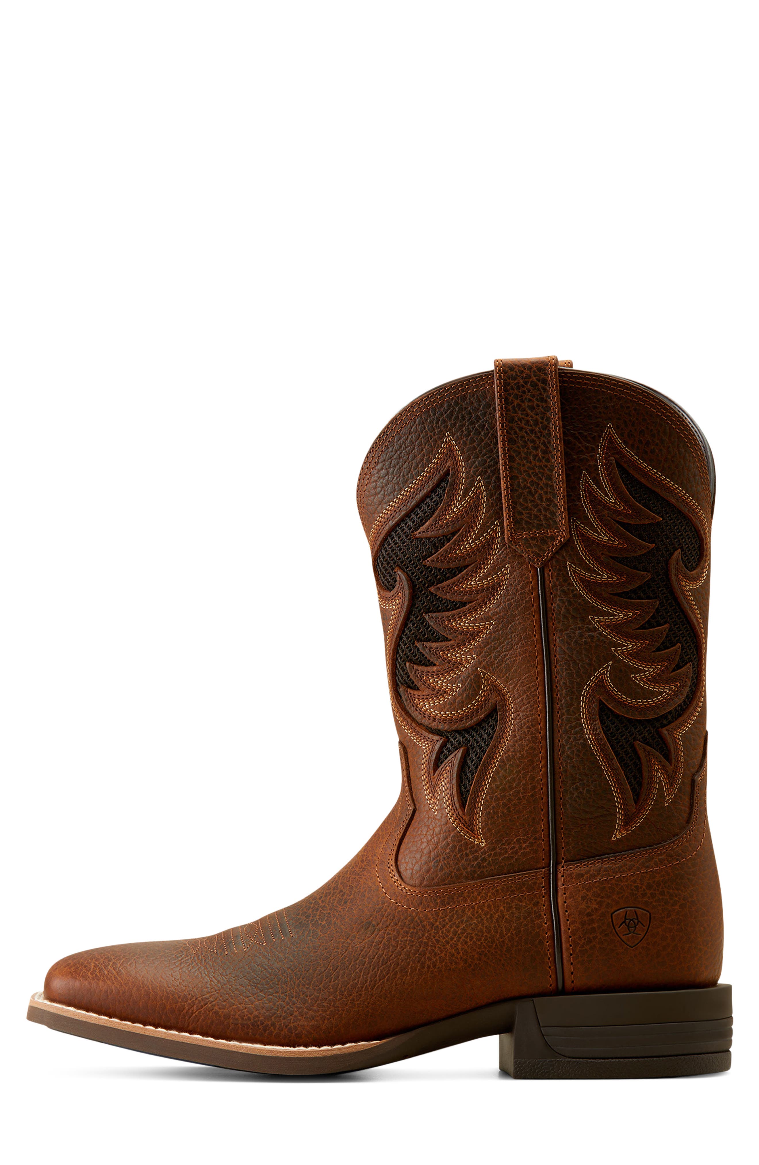 Cowpuncher VentTEK Leather Western Boot, Alternate, color, BROWN OIL