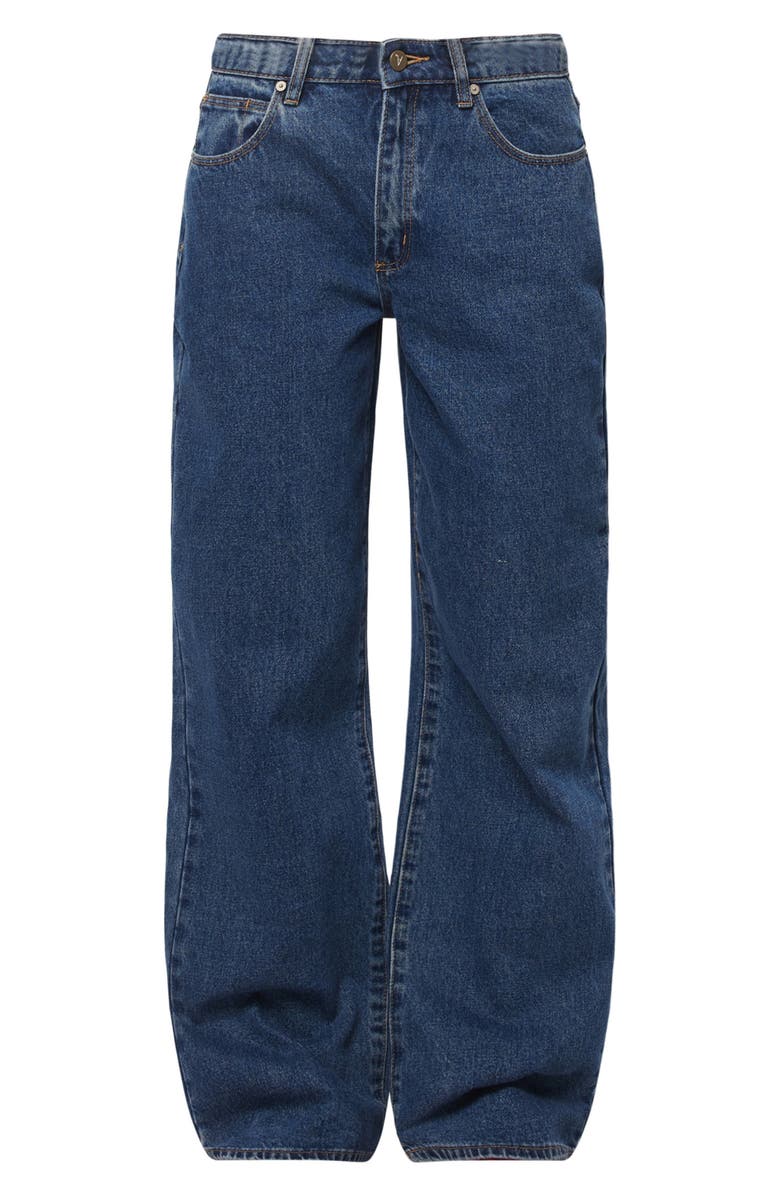 ABRAND '95 Baggy Bella Mid Rise Relaxed Fit Jeans, Alternate, color, Mid Blue