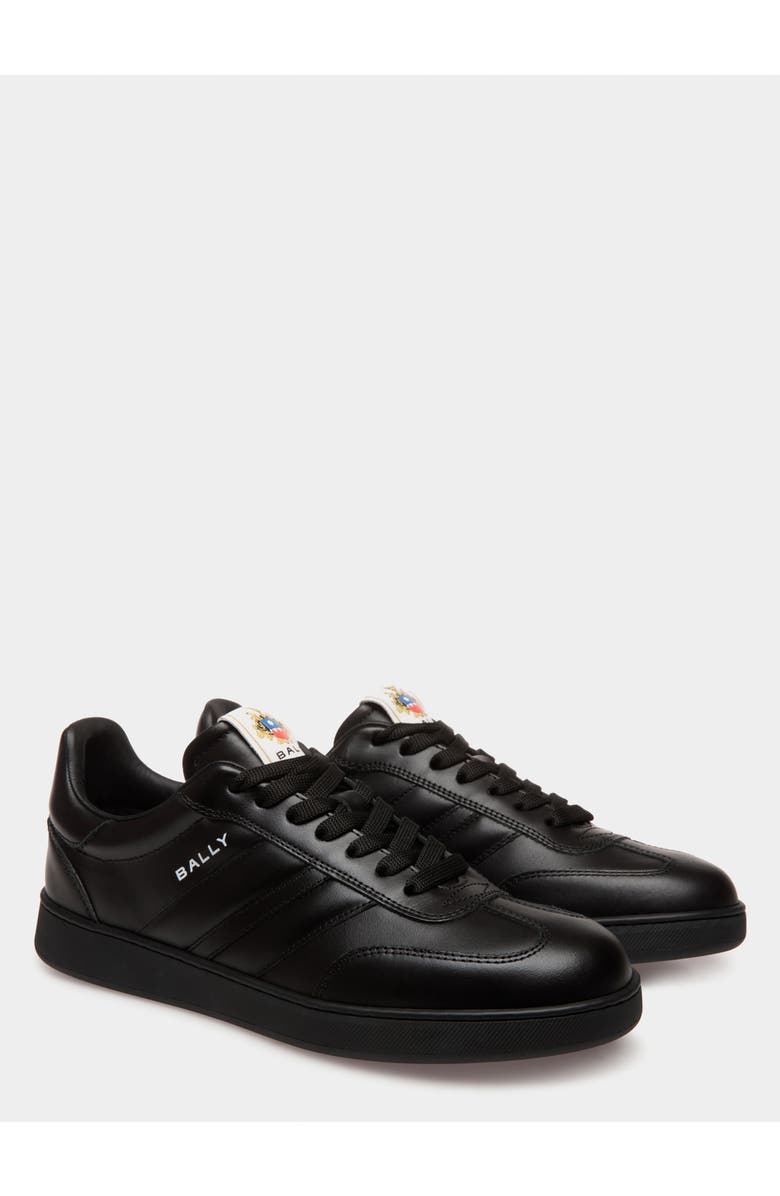 Bally Retro Crest Sneaker, Alternate, color, Black