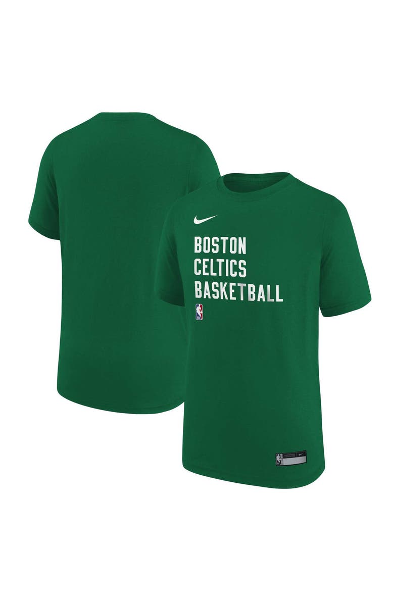 Nike Youth Nike Kelly Green Boston Celtics Essential Practice T-Shirt, Main, color, 