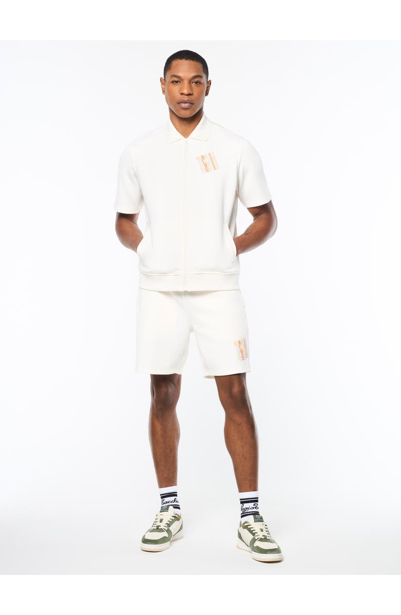 Sergio Tacchini Urso Short Sleeve Track Jacket, Alternate, color, Gardenia