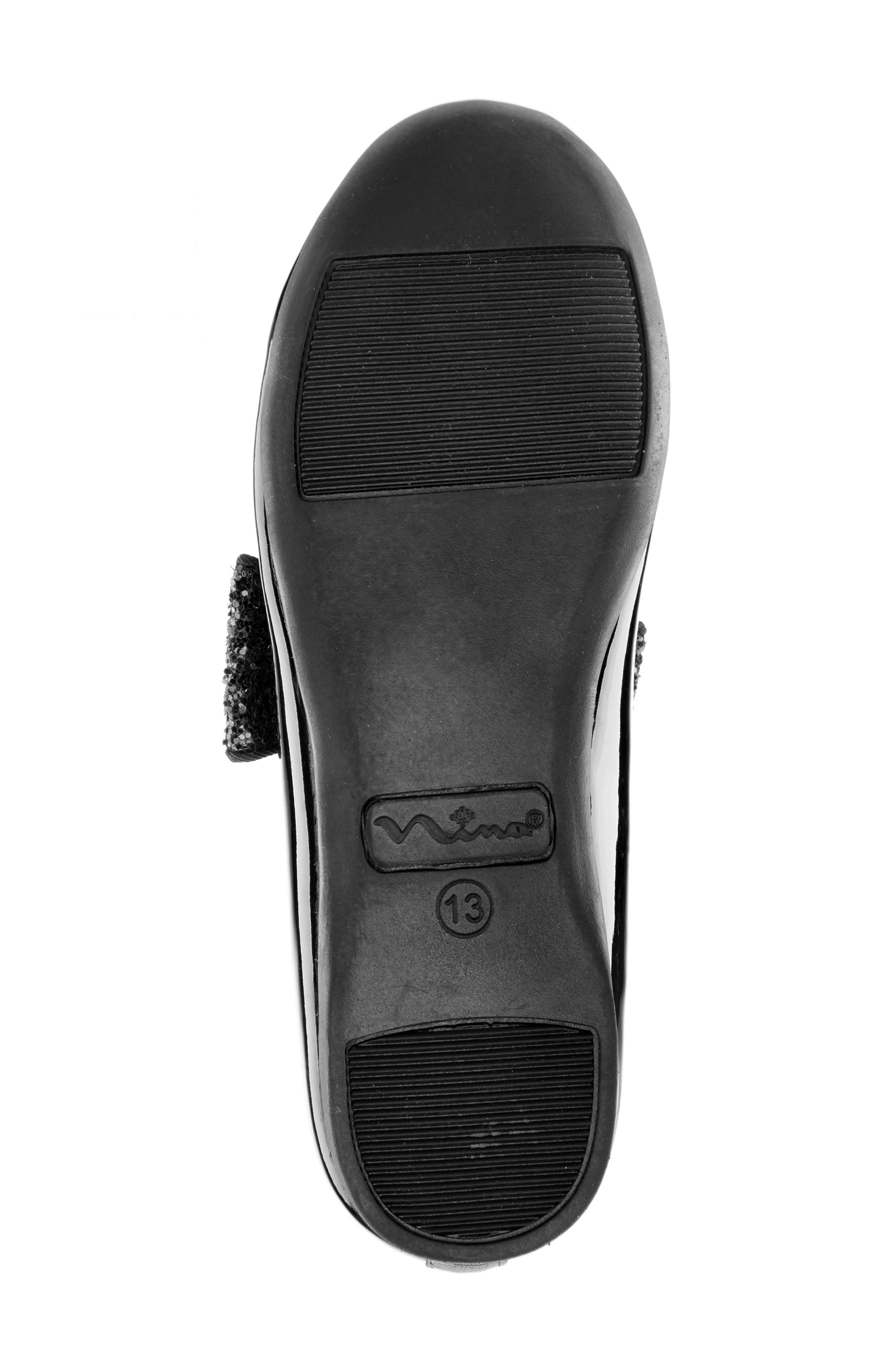 Nina Zondra Glitter Bow Flat, Alternate, color, 