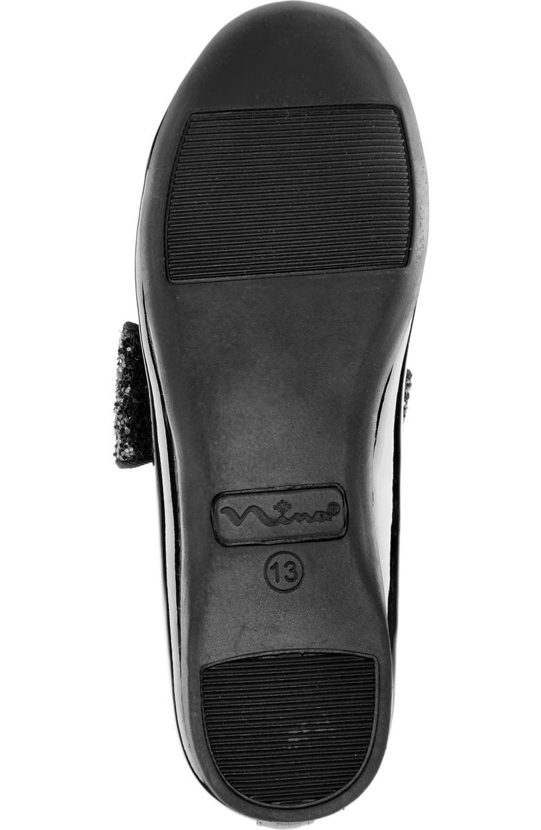 Nina Zondra Glitter Bow Flat, Alternate, color,