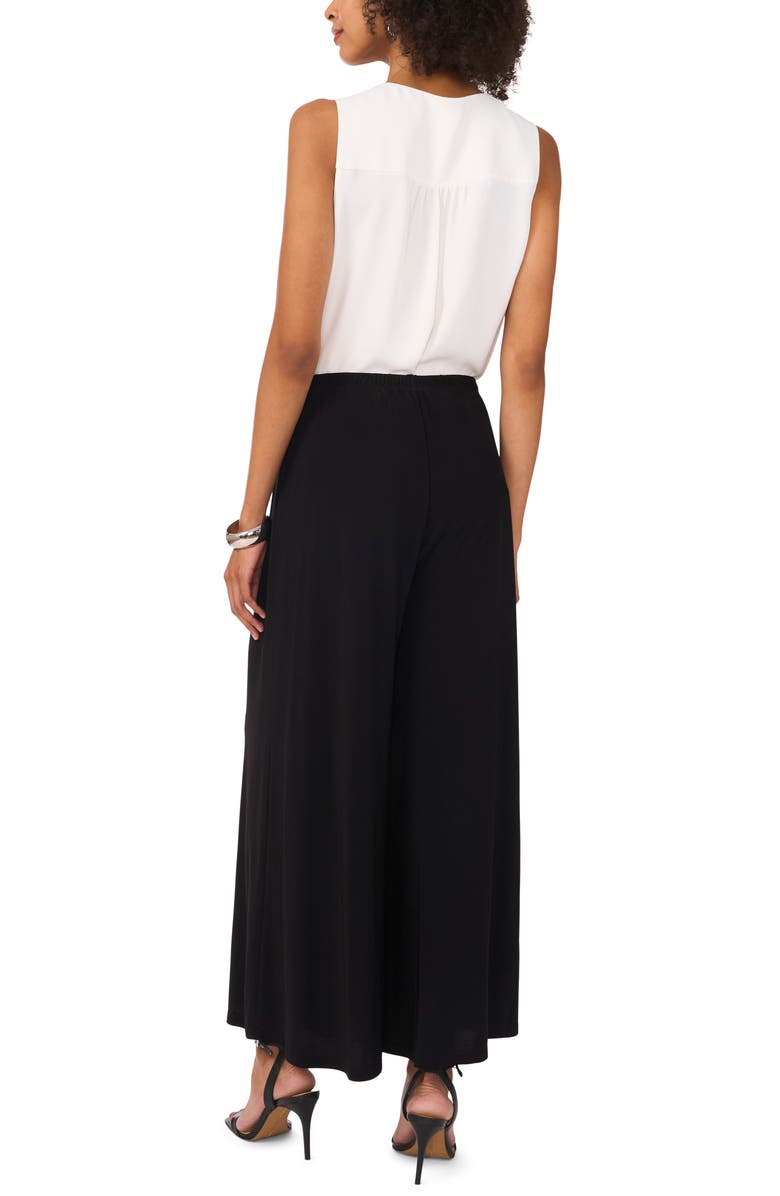 Vince Camuto Wide Leg Pants, Alternate, color, Rich Black