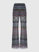 Missoni Chevron Palazzo Trousers With Sequins