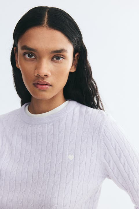 Cable-knit Sweater