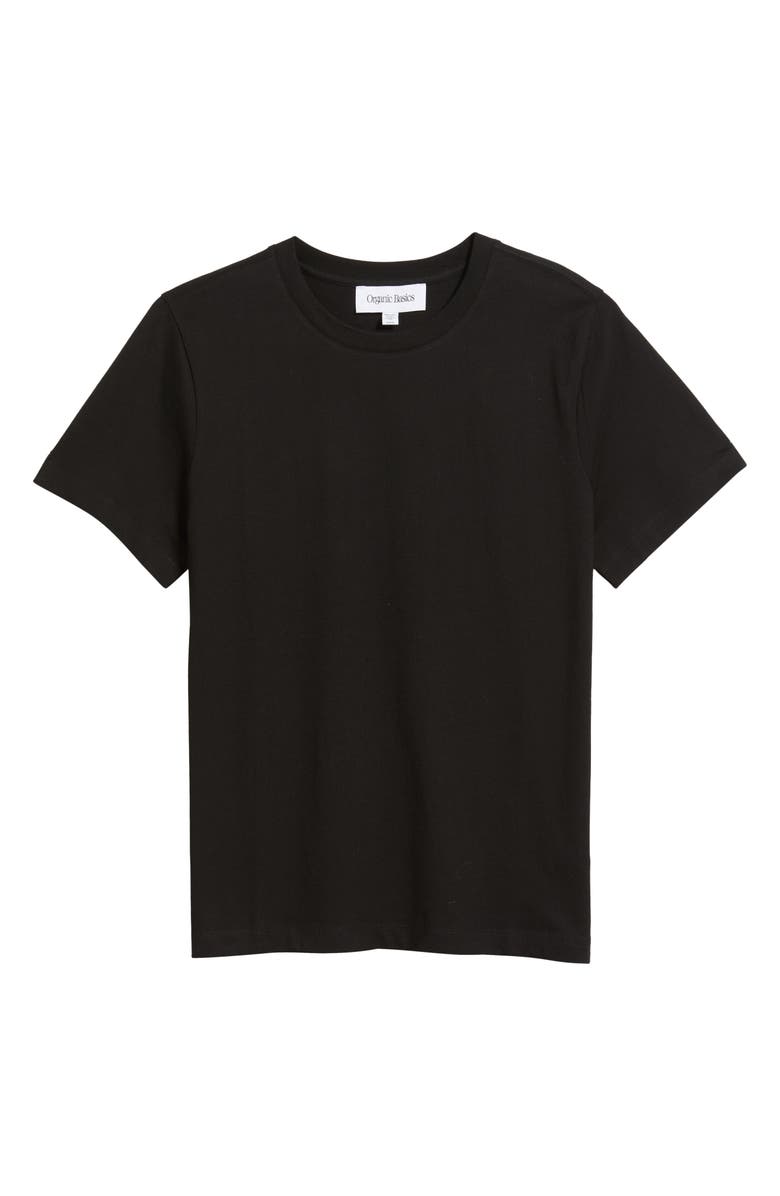 Organic Basics True Heavy Regular Fit Organic Cotton T-Shirt, Main, color, Black