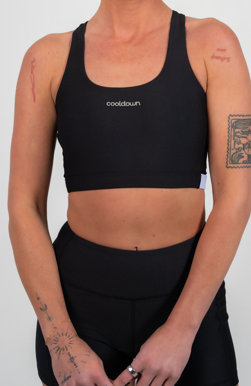 Cooldown Katherine Sports Bra In Black