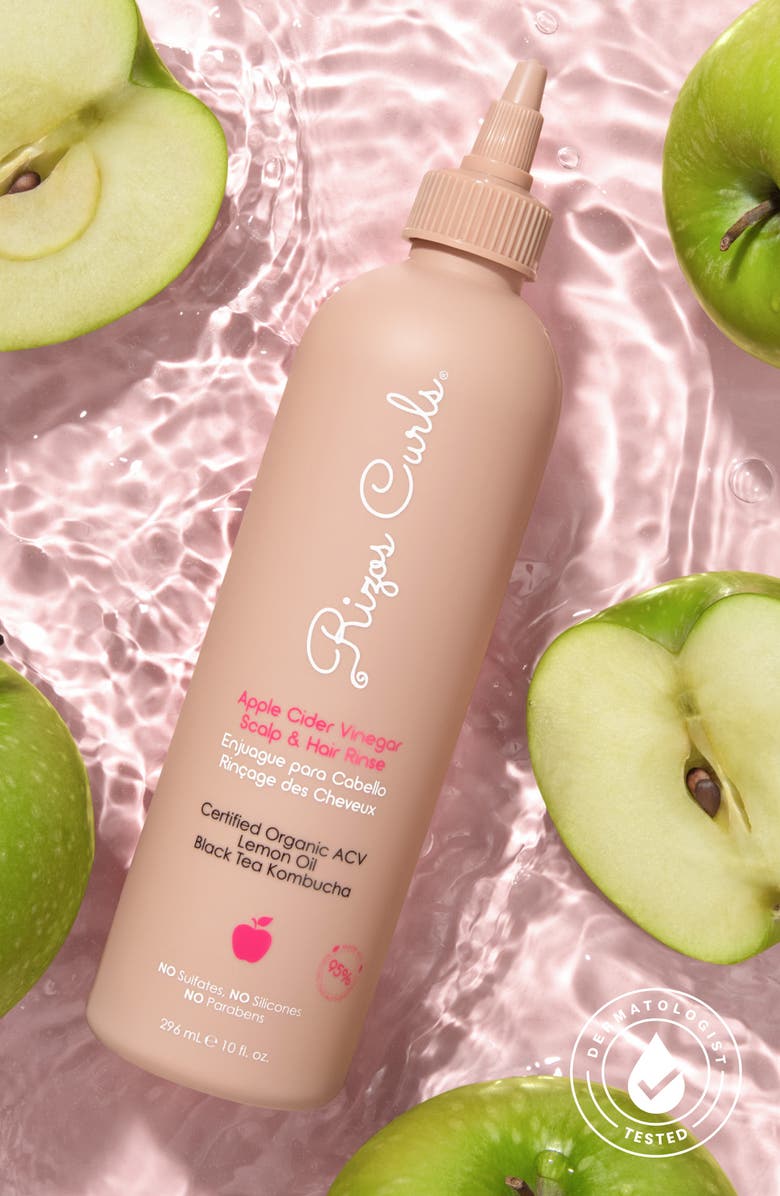 RIZOS CURLS Apple Cider Vinegar Scalp & Hair Rinse, Alternate, color,