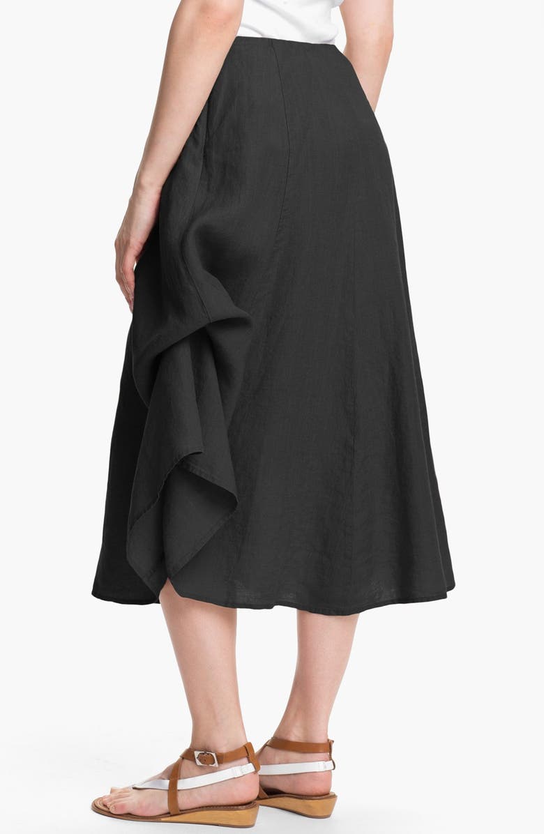 Eileen Fisher A-Line Linen Skirt, Alternate, color, 