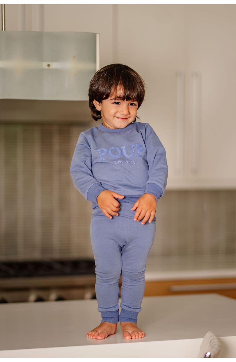 Pouf Boys Sweatsuit, Alternate, color, Blue