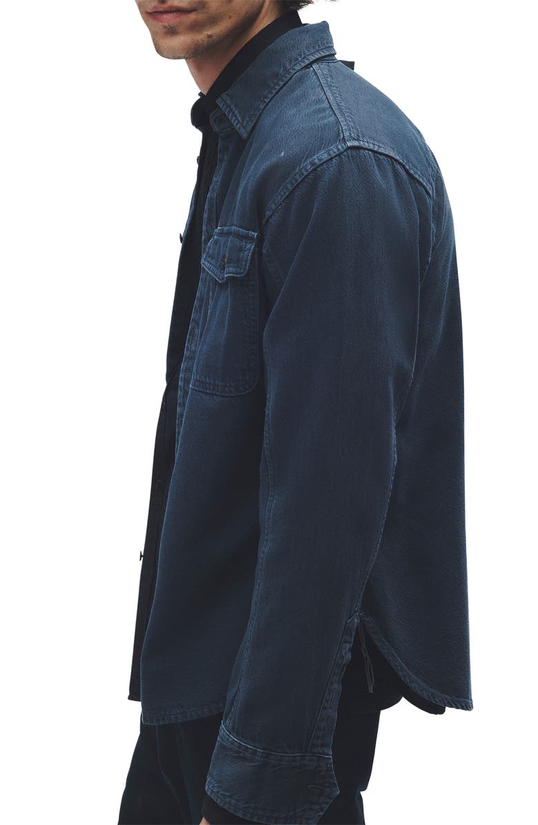 rag
bone Jack Engineered Denim Button-Up Shirt, Alternate, color, Minna