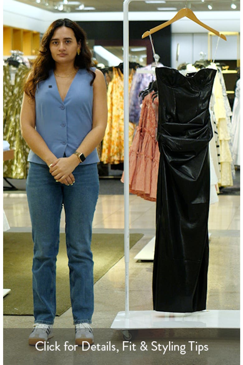 Juliana Corset Faux Leather Gown video