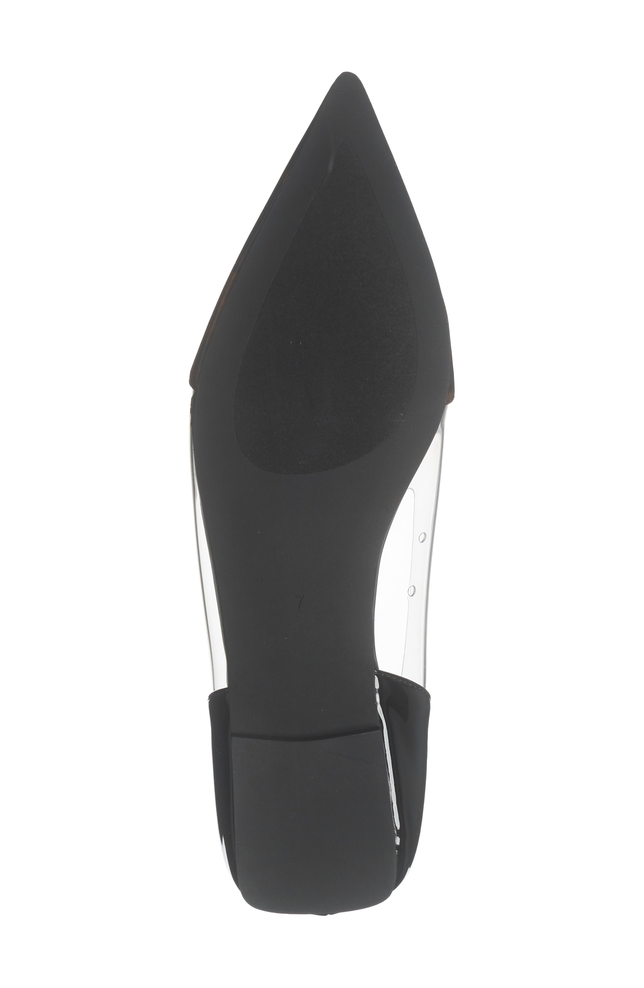 Jeffrey Campbell Stealthy Pointed Toe Flat, Alternate, color, Tortoise Black Patent