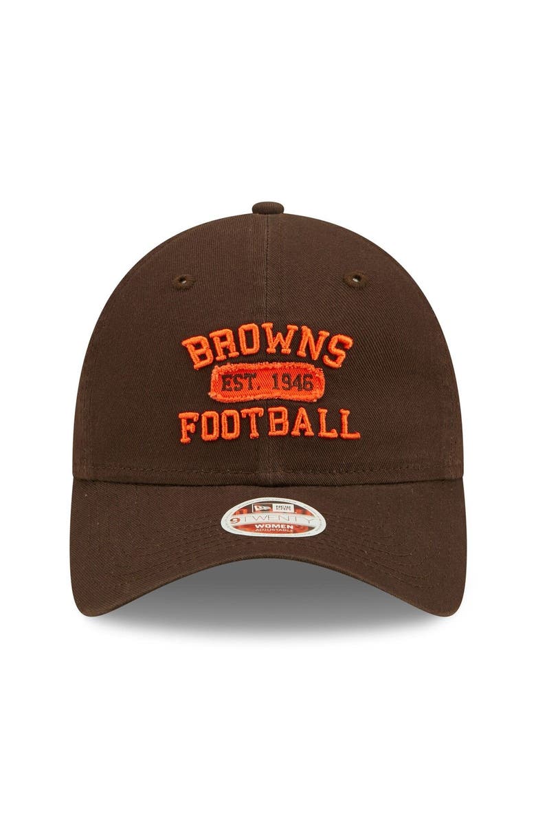 New Era Women's New Era Brown Cleveland Browns Formed 9TWENTY Adjustable Hat, Alternate, color, 