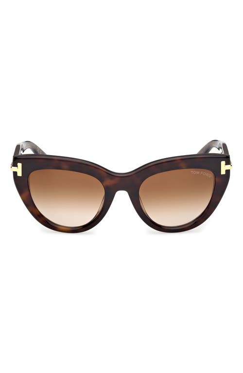 Tom Ford Icon 52mm Cat Eye Sunglasses In Multi