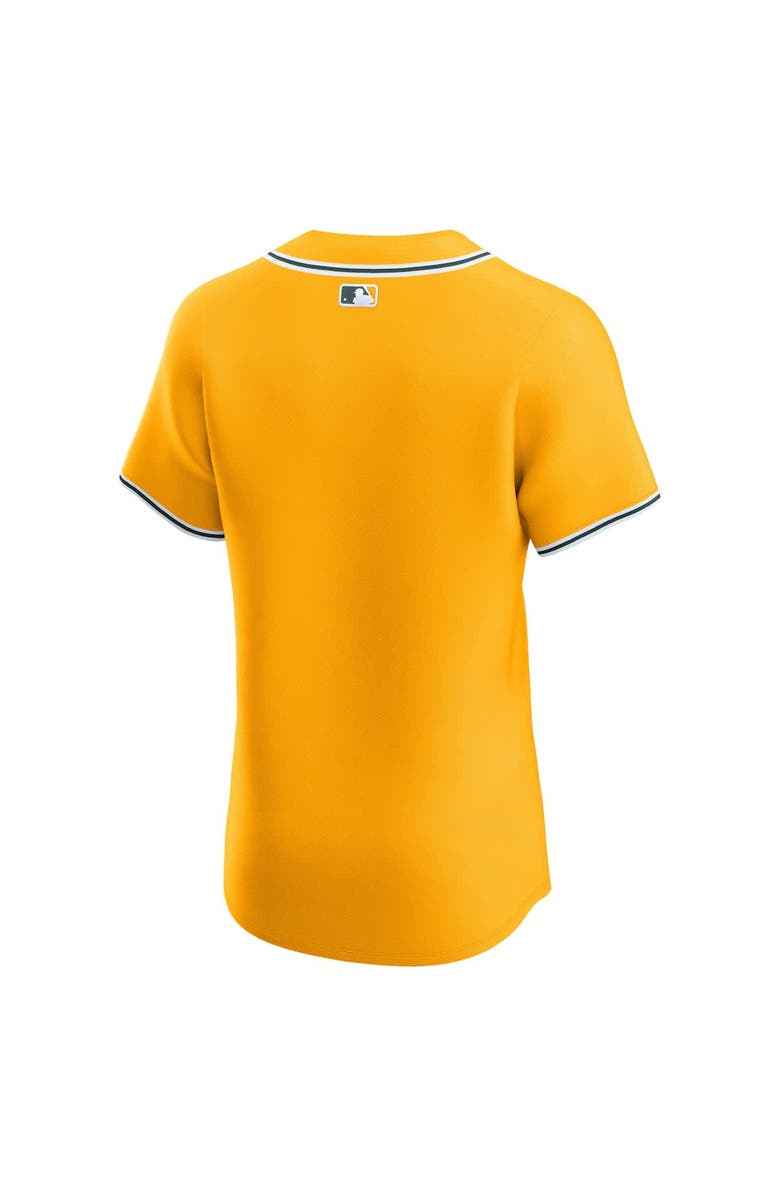Nike Men's Nike Gold Athletics Alternate 2 Elite Jersey, Alternate, color,