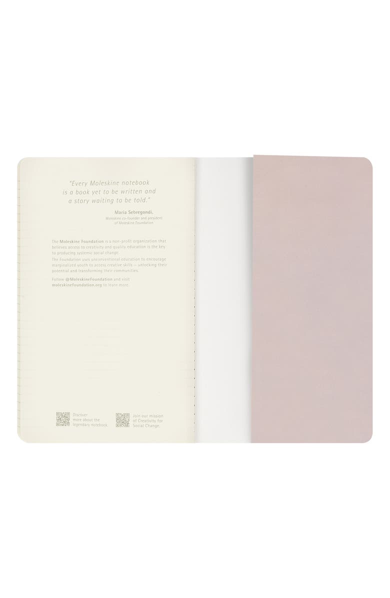 Moleskine Le Saku Them Notebook & Pencils Set, Alternate, color, Pink Floral