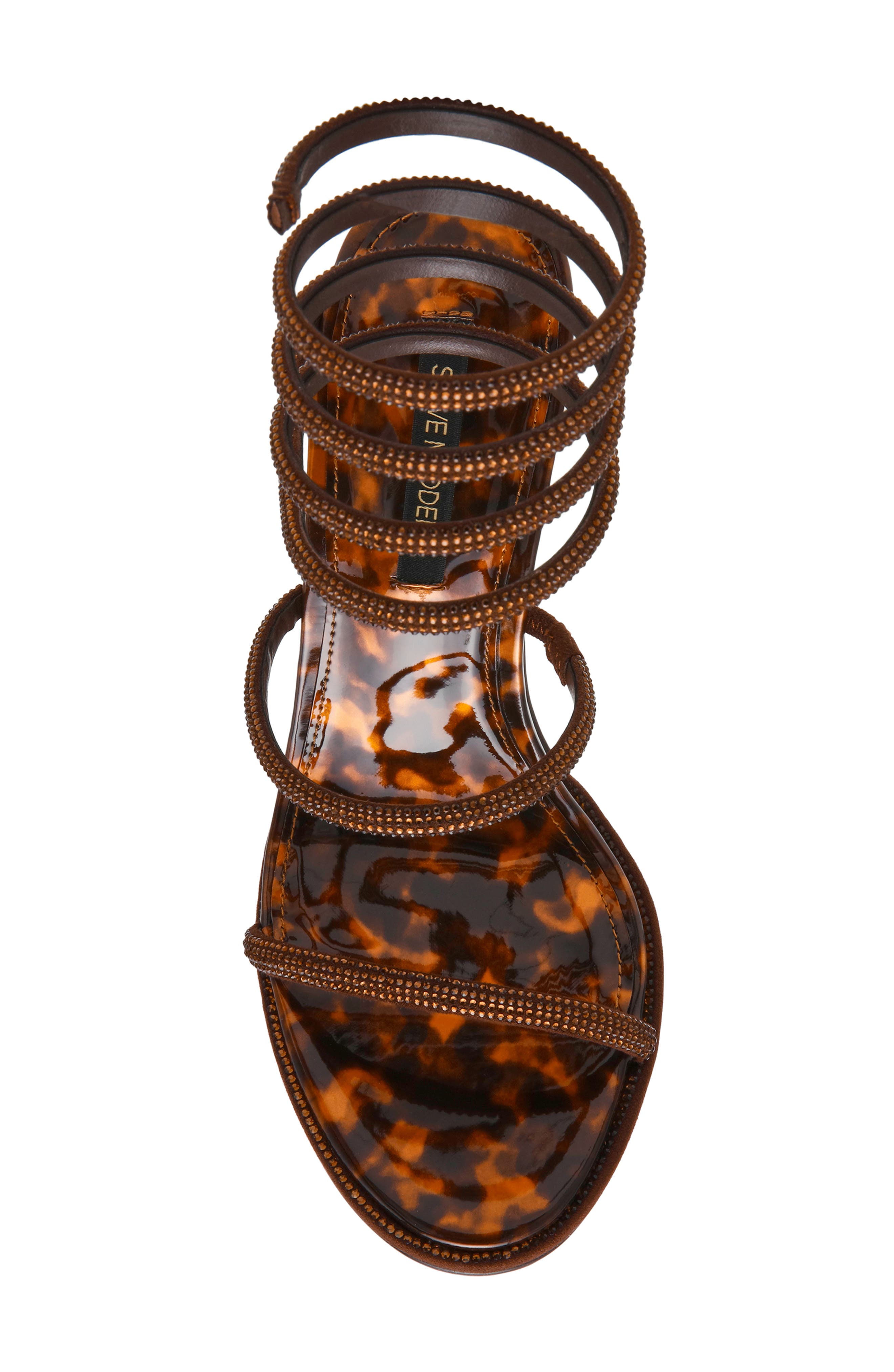 Exotica Ankle Wrap Sandal, Alternate, color, TORTOISE