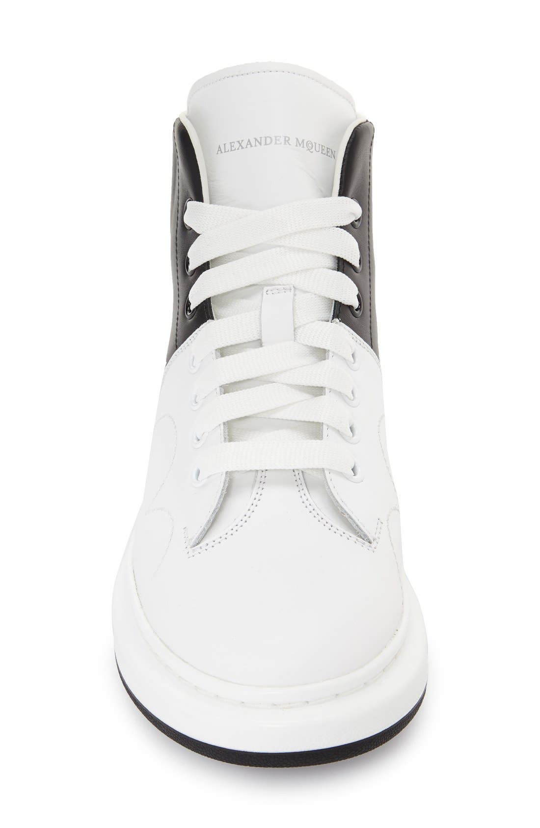 McQueen Alexander McQueen High Top Sneaker, Alternate, color, 