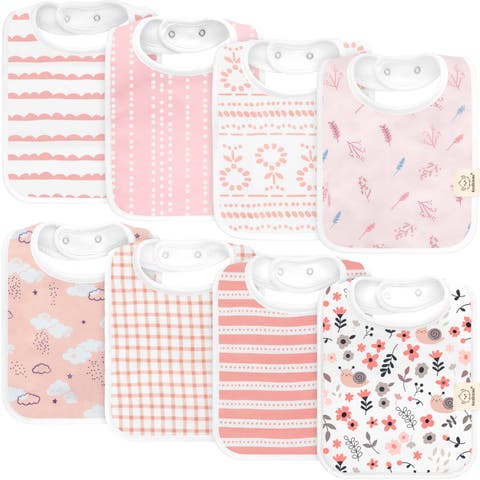 8-Pack Coast Drool Bibs