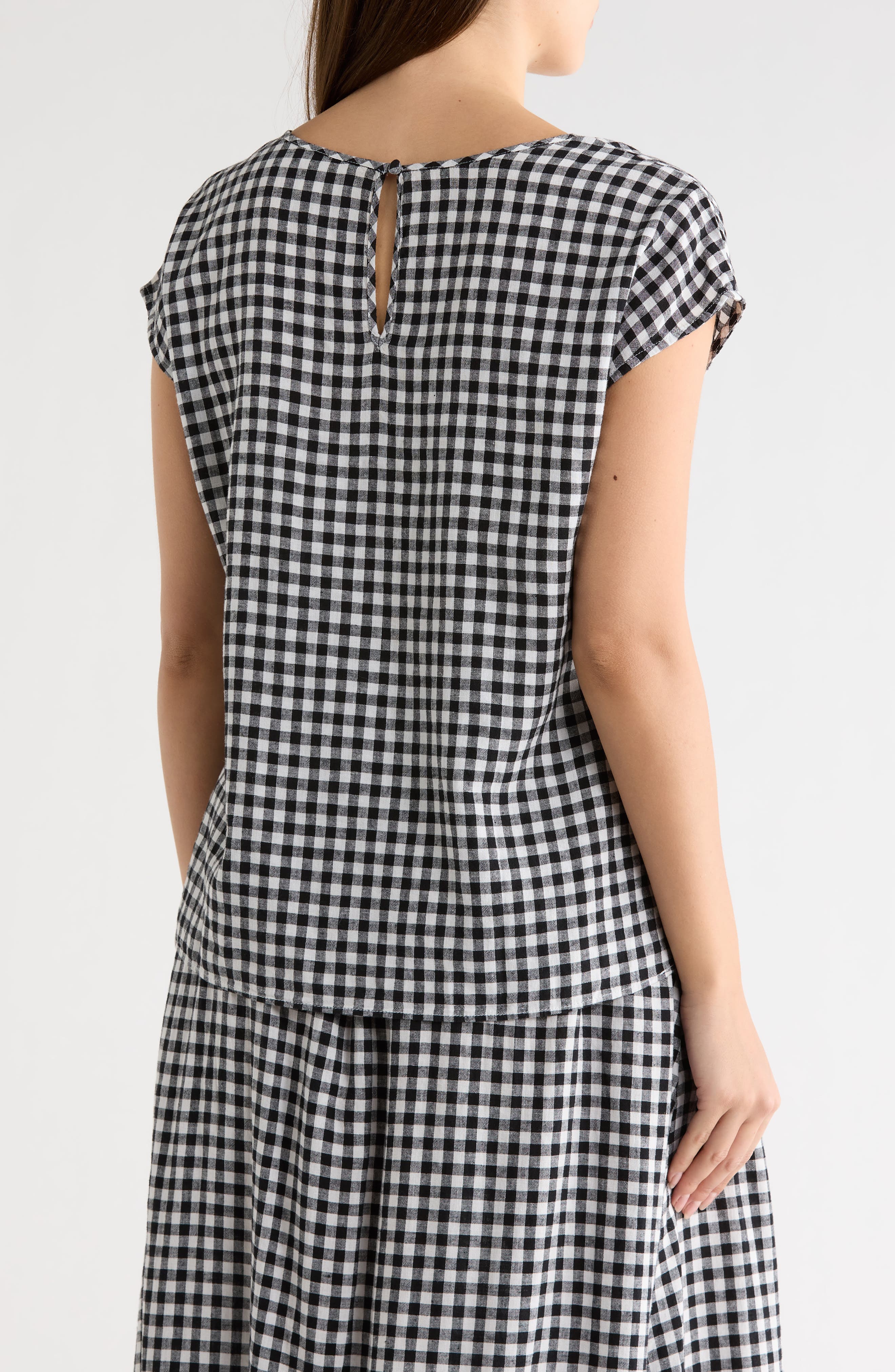 Grow Over Sleeve Linen Blend Top - image 2