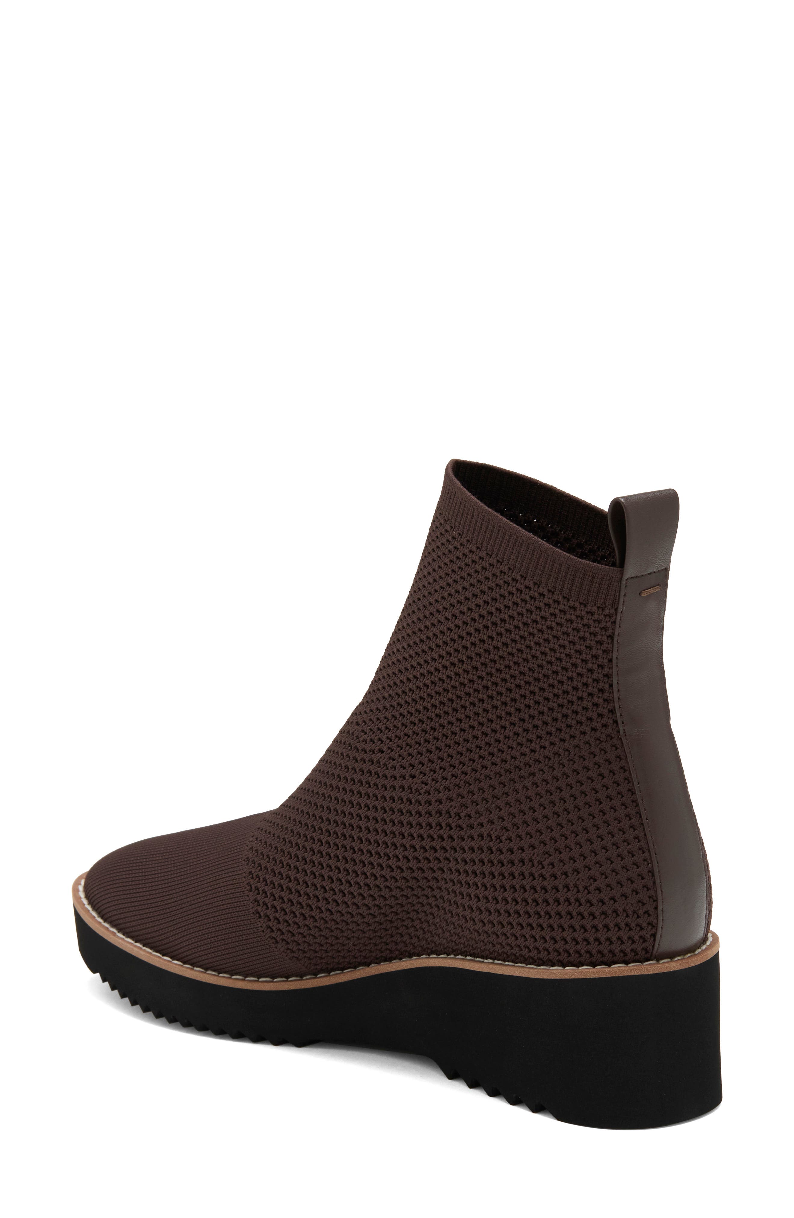 Estuary Knit Wedge Bootie, Alternate, color, COFFEE
