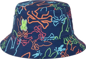 Psycho Bunny Kids' Barrett Reversible Bucket Hat | Nordstrom
