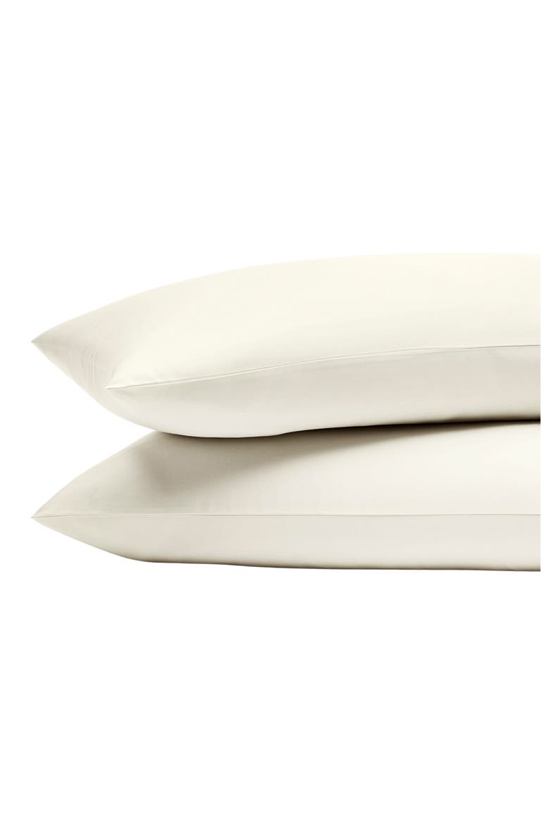 Set of 2 Signature Hemmed Pillowcases, Main, color, CREAM