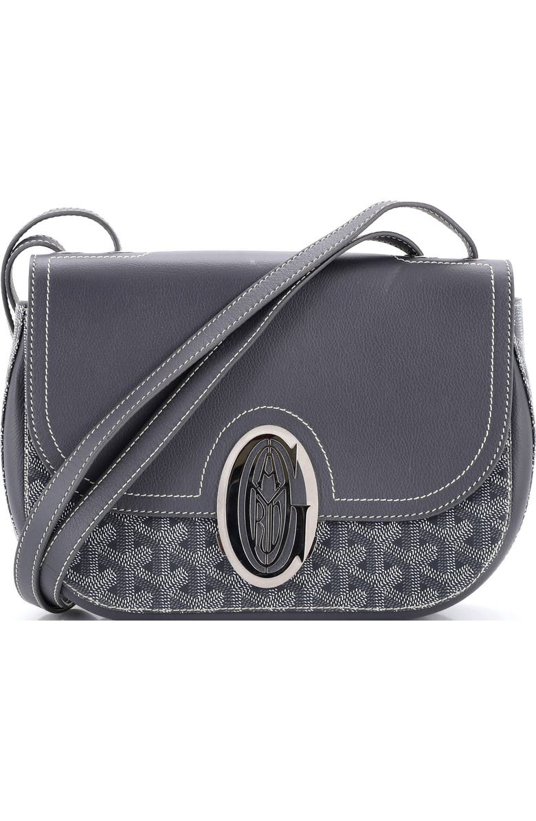 Pre-Owned Goyard 233 Bag Coated Canvas and Leather, Main, color, Gray