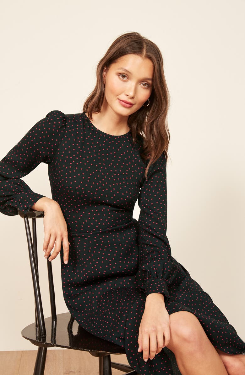 Reformation Josephine Midi Dress, Alternate, color,