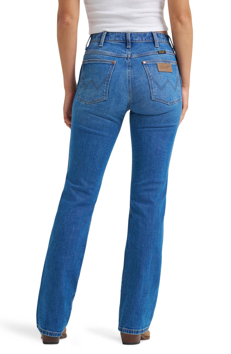 Wrangler Wrancher Mid Rise Bootcut Jeans, Alternate, color, 