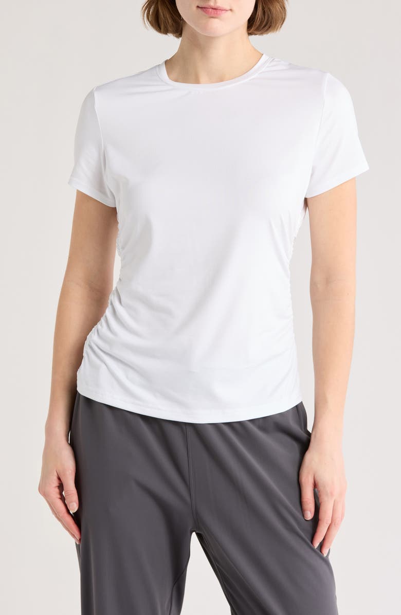 Z by Zella Atmosphere Side Cinched T-Shirt, Main, color,