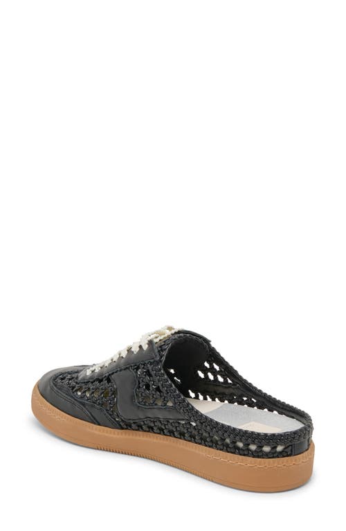 Dolce Vita Notice Slide Woven Sneakers Black Woven Stella In Black