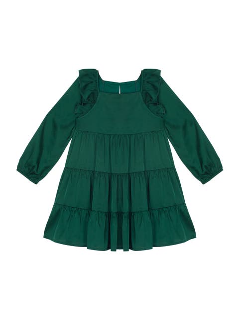 Mistletoe Emerald Green Tiered Dress (Toddler, Little Kid 
Big Kid)