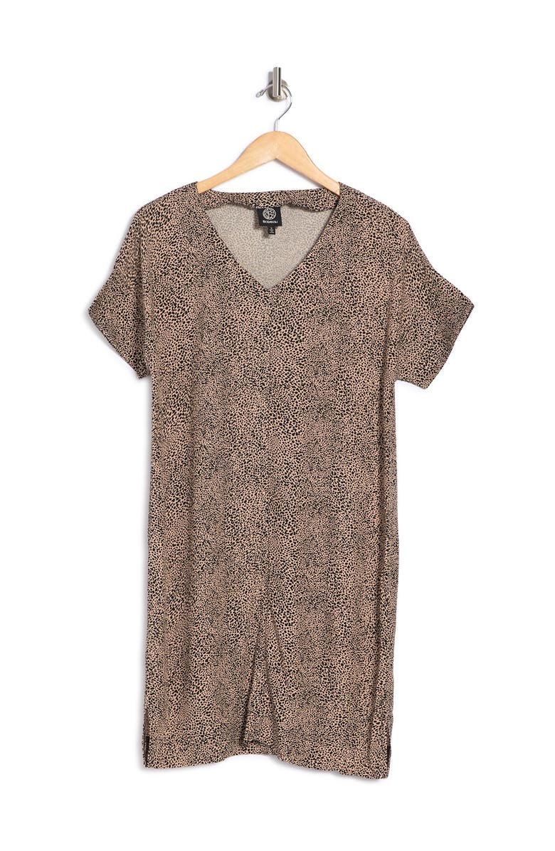 Bobeau V-Neck Shift Dress, Alternate, color,