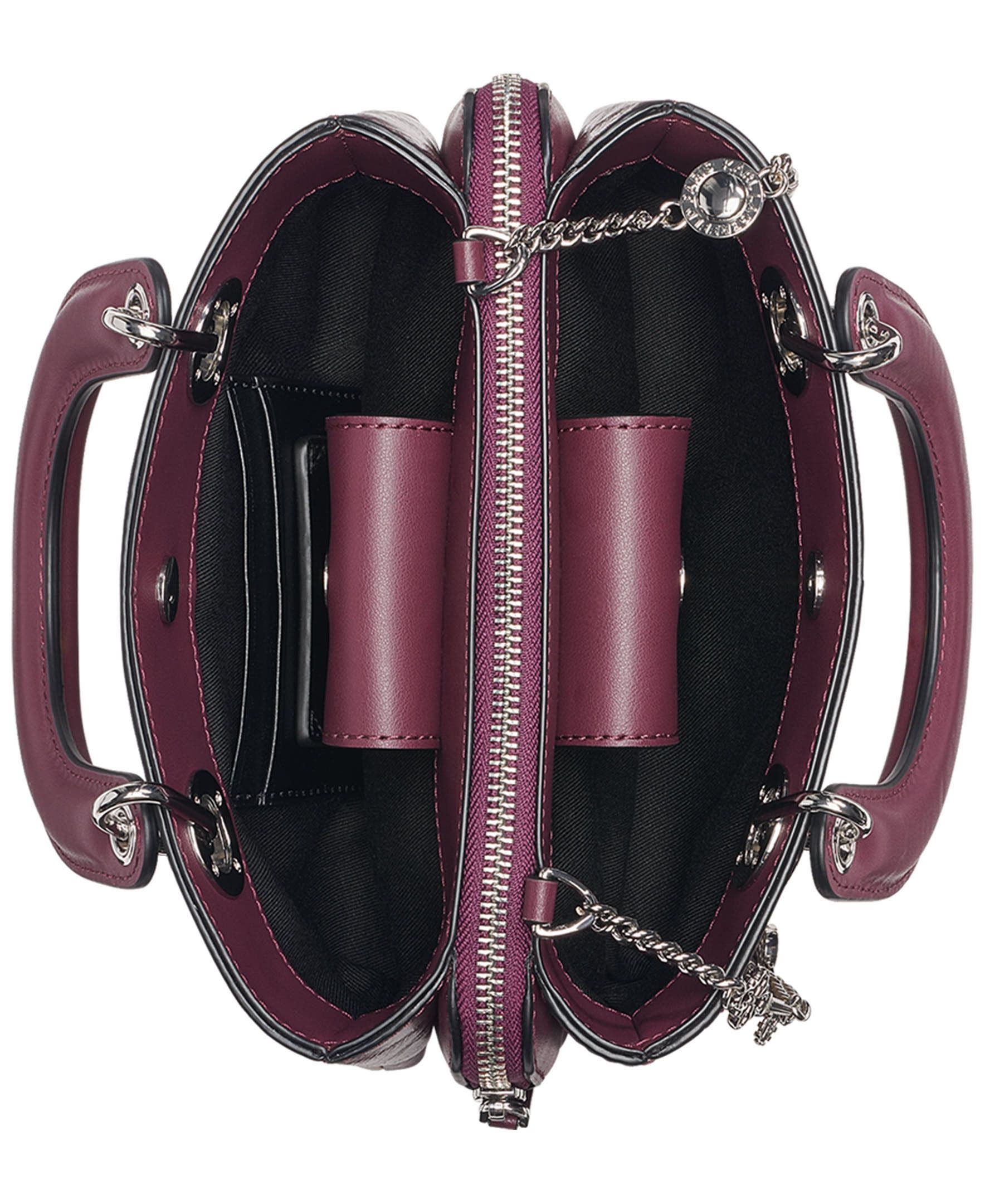 Benoite Chevron Shoulder Bag, Alternate, color, White Pepper/Cherry Plum